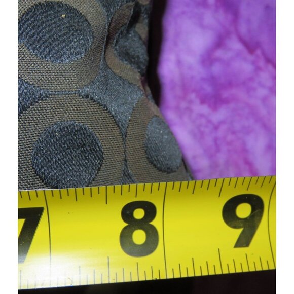 Coach Black 41992 Canvas & Leather Trimmed Crossbody bag - Picture 7 of 7